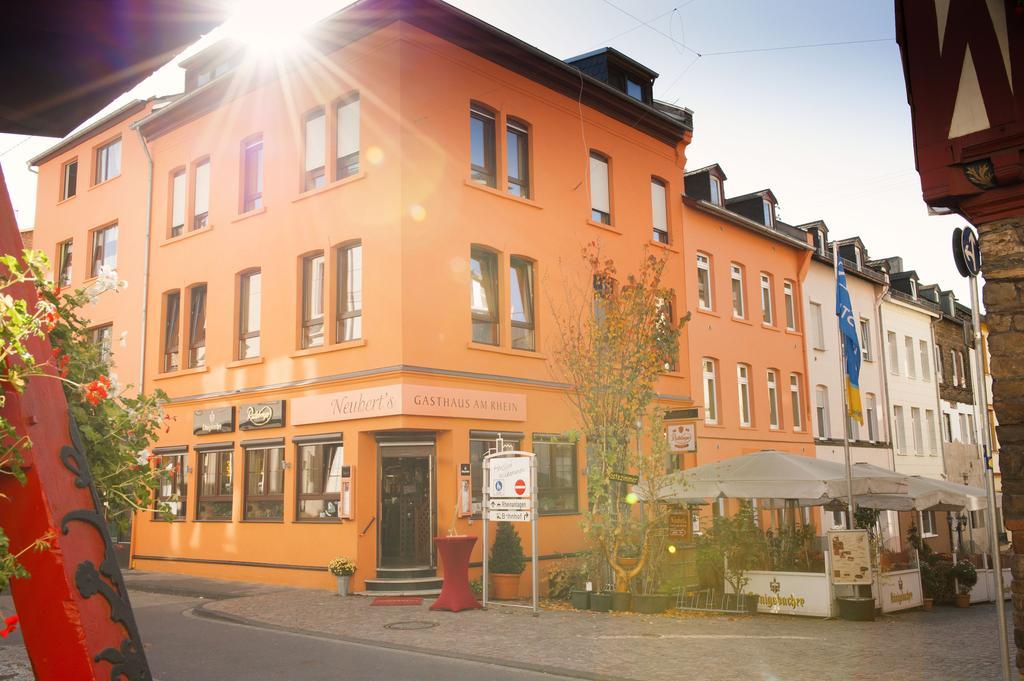 Neubert'S Gasthaus Am Rhein Ланштайн Экстерьер фото