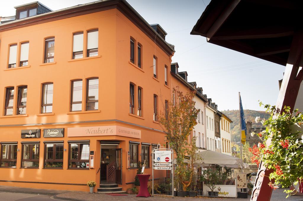 Neubert'S Gasthaus Am Rhein Ланштайн Экстерьер фото